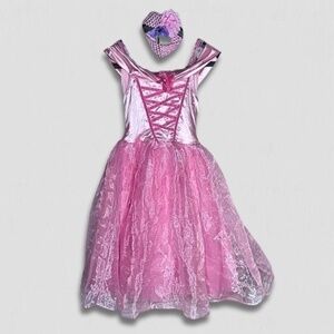 Vintage Fairy Princess Costume Dress Headband - Girls M